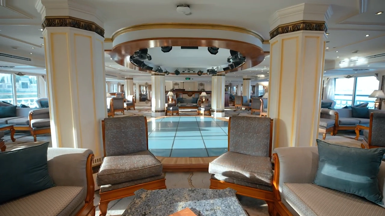 Lounge aboard the Sonesta St. George I Nile Cruise Ship Nile cruise